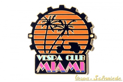 Plakette "Vespa Club Miami" - Limitiert auf 100 Stück weltweit!